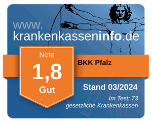 Testsiegel BKK Pfalz
