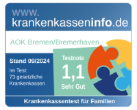 Testergebnis großer Krankenkassentest für Familien