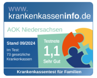 Testergebnis großer Krankenkassentest für Familien