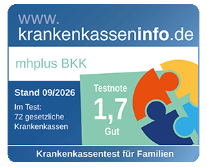 Testergebnis Krankenkassentest für Familien