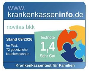 Testergebnis Krankenkassentest für Familien