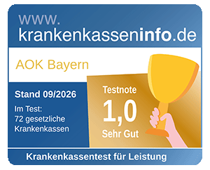 Testergebnis Leistungs-Check der Krankenkassen