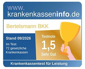 Testergebnis Leistungs-Check der Krankenkassen