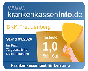 Testergebnis Leistungs-Check der Krankenkassen