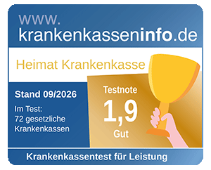 Testergebnis Leistungs-Check der Krankenkassen