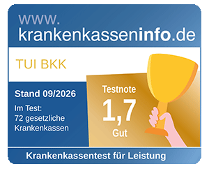 Testergebnis Leistungs-Check der Krankenkassen