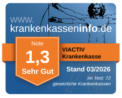 Ergebnis der VIACTIV Krankenkasse im aktuellen Krankenkassentest