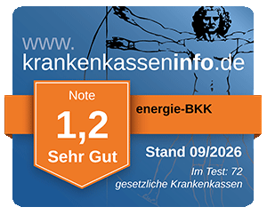 Ergebnis der energie-BKK im aktuellen Krankenkassentest