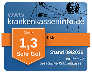Ergebnis der hkk im aktuellen Krankenkassentest