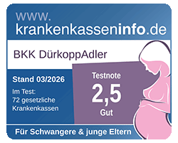 Testergebnis großer Krankenkassentest für Schwangere und junge Eltern