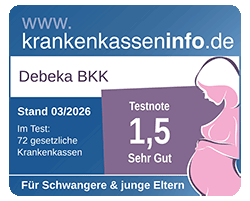 Testergebnis großer Krankenkassentest für Schwangere und junge Eltern