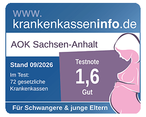Testergebnis Krankenkassentest für Schwangere und junge Eltern