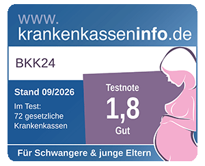 Testergebnis Krankenkassentest für Schwangere und junge Eltern