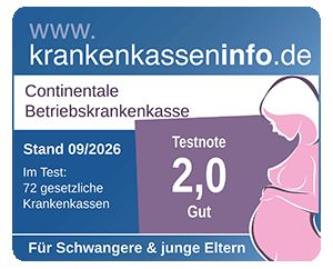 Testergebnis Krankenkassentest für Schwangere und junge Eltern