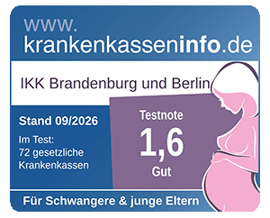 Testergebnis Krankenkassentest für Schwangere und junge Eltern