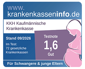 Testergebnis Krankenkassentest für Schwangere und junge Eltern
