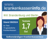 Testergebnis Krankenkassentest für Selbstständige