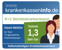 Testergebnis Krankenkassentest für Selbstständige