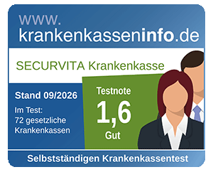 Testergebnis Krankenkassentest für Selbstständige
