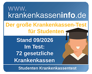 Testsiegel Studenten Krankenkassentest