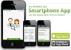 Bild zum Beitrag BARMER GEK: Arztsuche jetzt als mobile App
