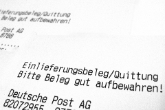 Deutsche Post Beleg